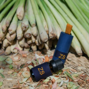 THAI SPA LEMONGRASS ESSENTIAL OIL & WOODEN COASTER