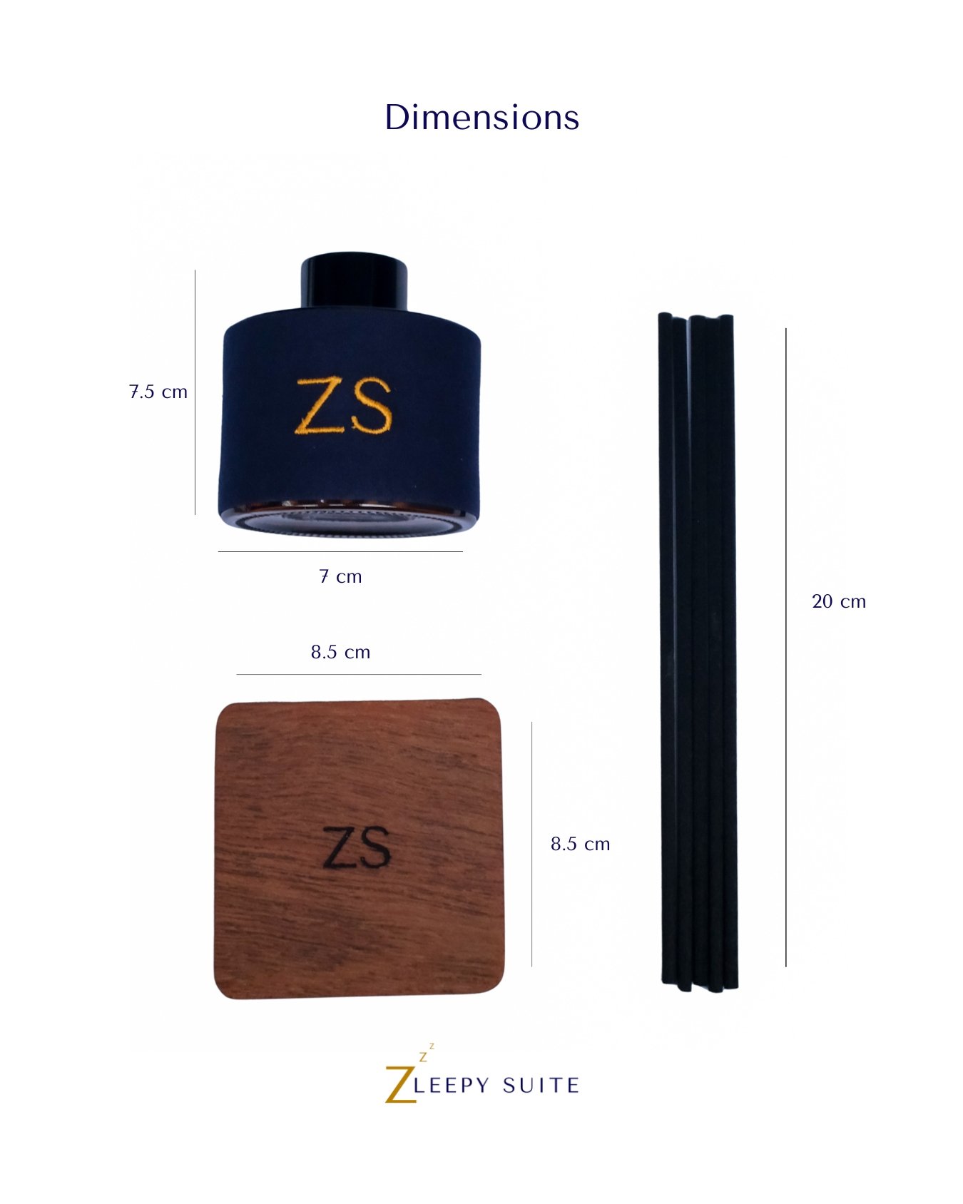 THAI SPA LEMONGRASS REED DIFFUSER & WOODEN COASTER - Image 8